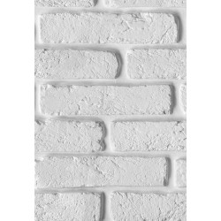 Панель ПВХ Кирпич белый 2700*250*8мм №347